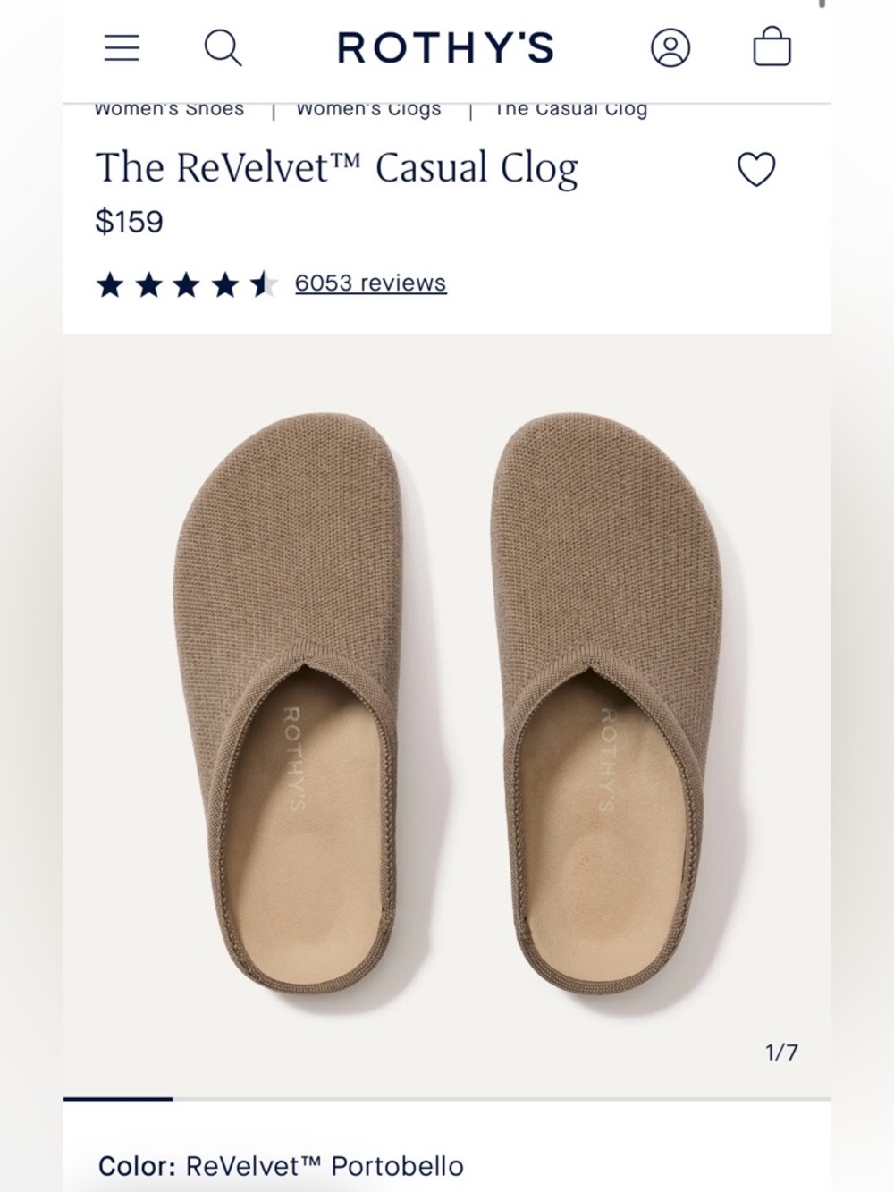 Rothy's ReVelvet Casual Clogs